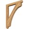Ekena Millwork Legacy Arts & Crafts Rough Sawn Bracket, Western Red Cedar, 4"W x 40"D x 48"H BKT04X40X48LEC03RWR - alternate 1